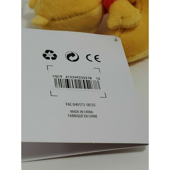 Disney | Toys | Disney Tiny Big Feet Plush Winnie The Pooh Micro ...
